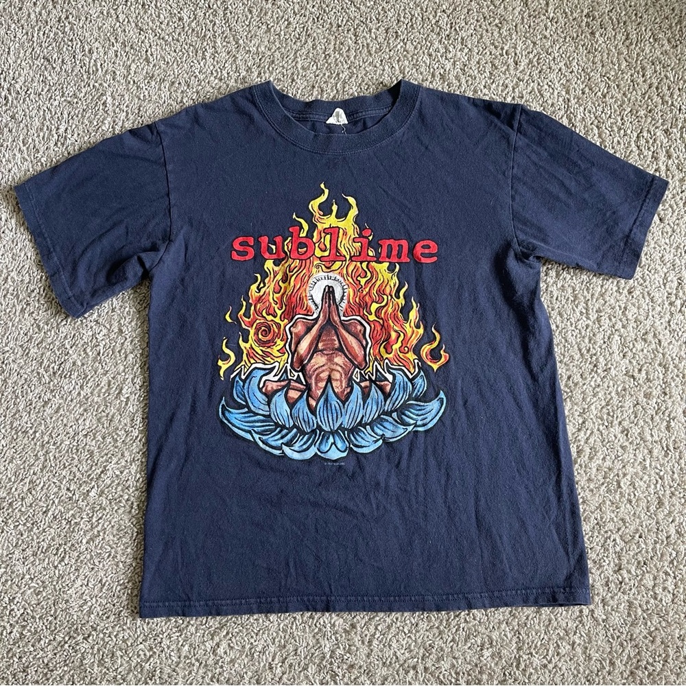 Anvil Sublime Praying Buddha Tee T Shirt 1997 VTG